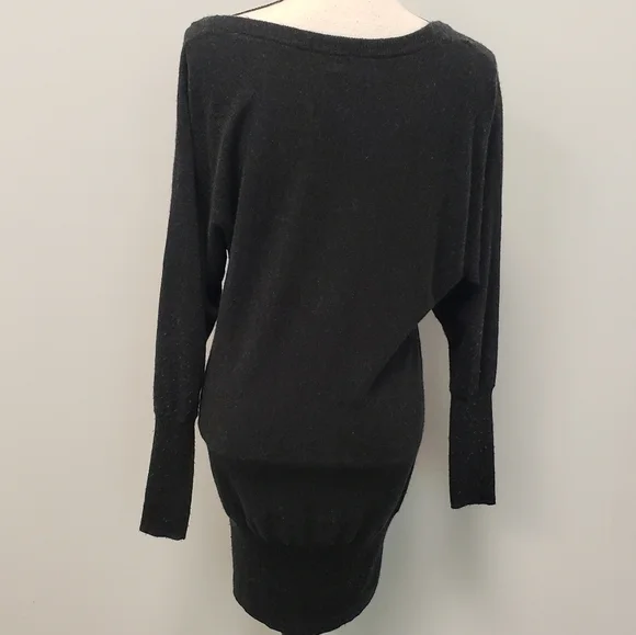 Talula Cashmere Angora Black Sweater Dress Womens - Picture 3 of 7